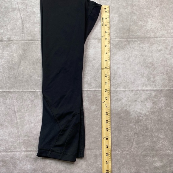 Lululemon Leggings Women's Size 4 Black Cropped High Rise Pockets Acitve Gym - Picture 12 of 16